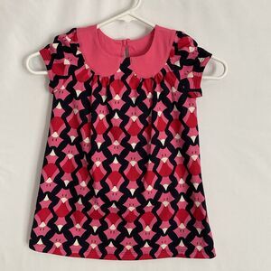 Hannah Andersson Girls Size 90 US 3T Fox Dress